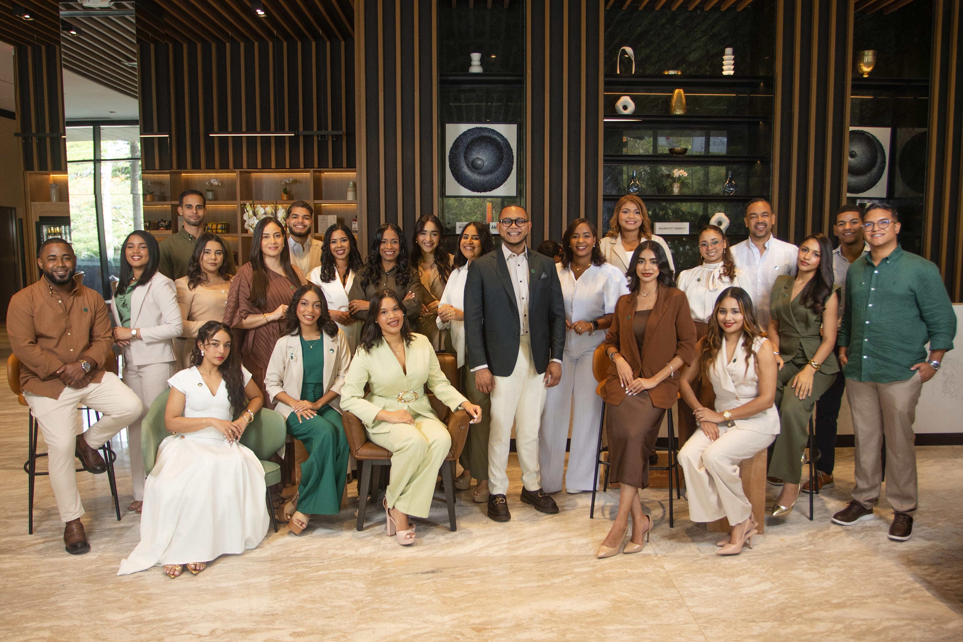 The Murcia Group team: administration and advisors, at the Santiago office