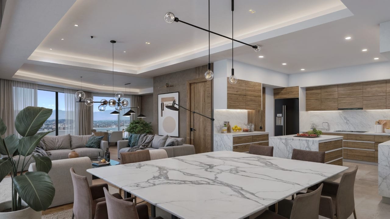 Torre Tapioles · cocina y comedor