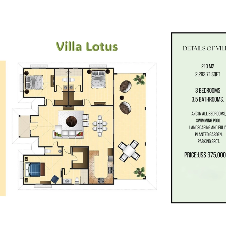 VILLAS EN PRE-CONSTRUCCIÓN EN RESIDENCIAL HISPANIOLA – SOSÚA, PUERTO PLATA