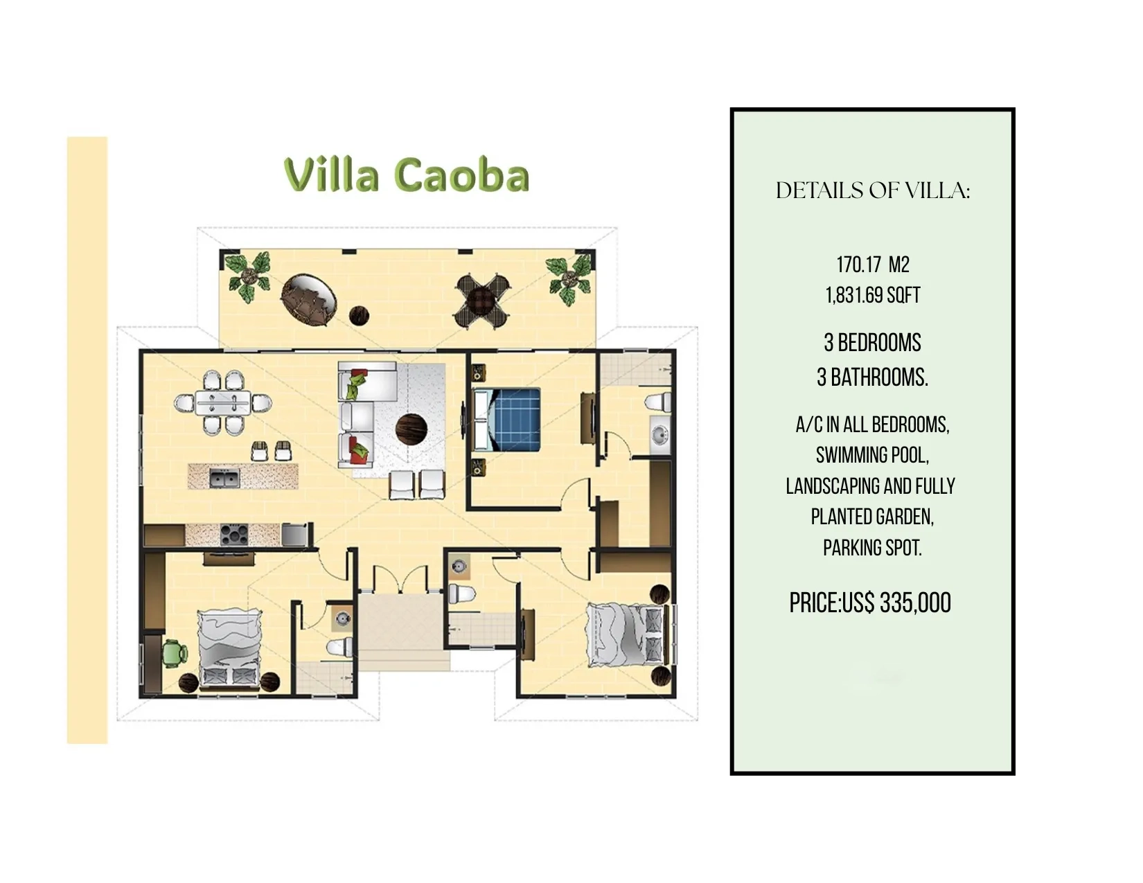 VILLAS EN PRE-CONSTRUCCIÓN EN RESIDENCIAL HISPANIOLA – SOSÚA, PUERTO PLATA