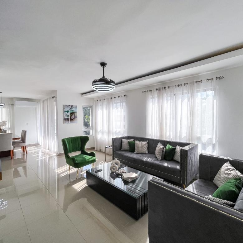 APARTAMENTO EN VENTA EN RESIDENCIAL GAMM IV, LA VEGA | 305 M2 CON AZOTEA PRIVADA