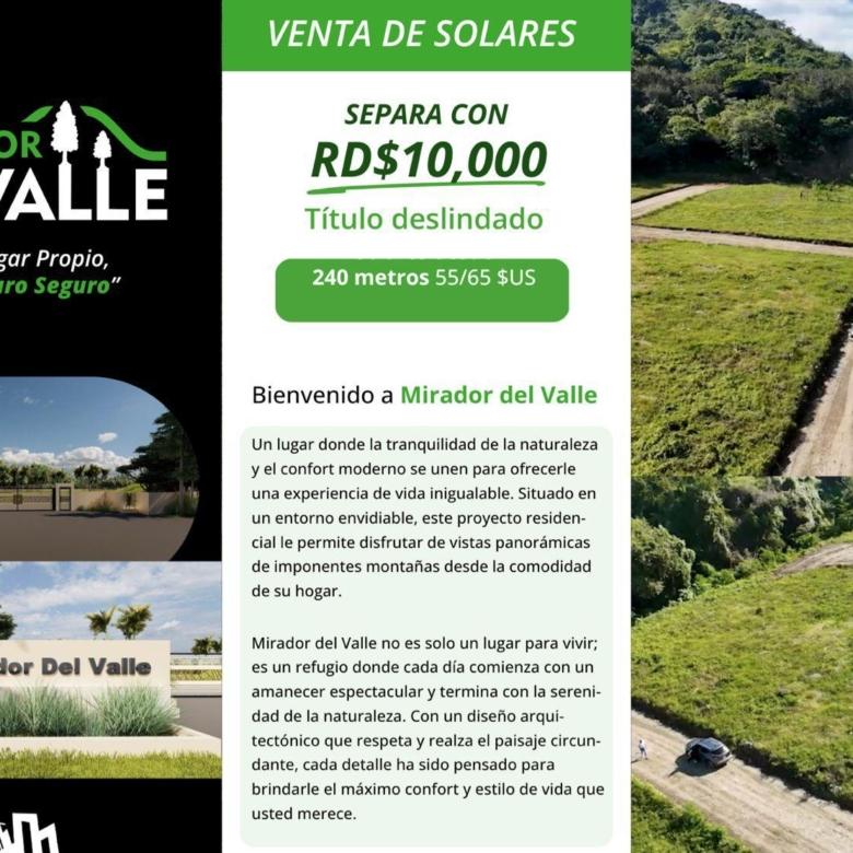 🌿 MIRADOR DEL VALLE | TU SOLAR, TU PROYECTO